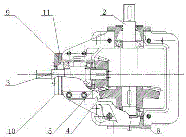 Bevel gear speed reducer