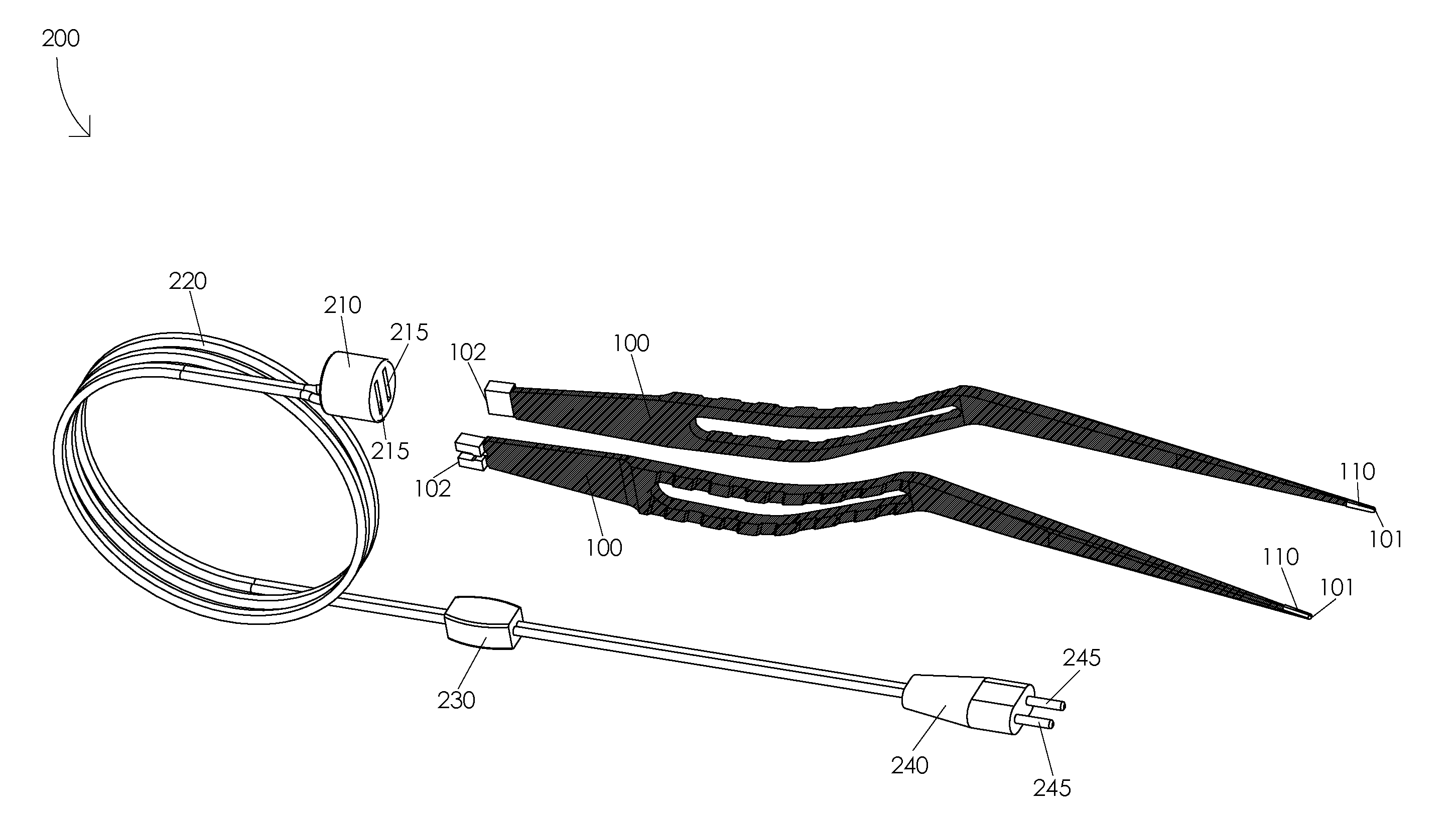 Bipolar forceps