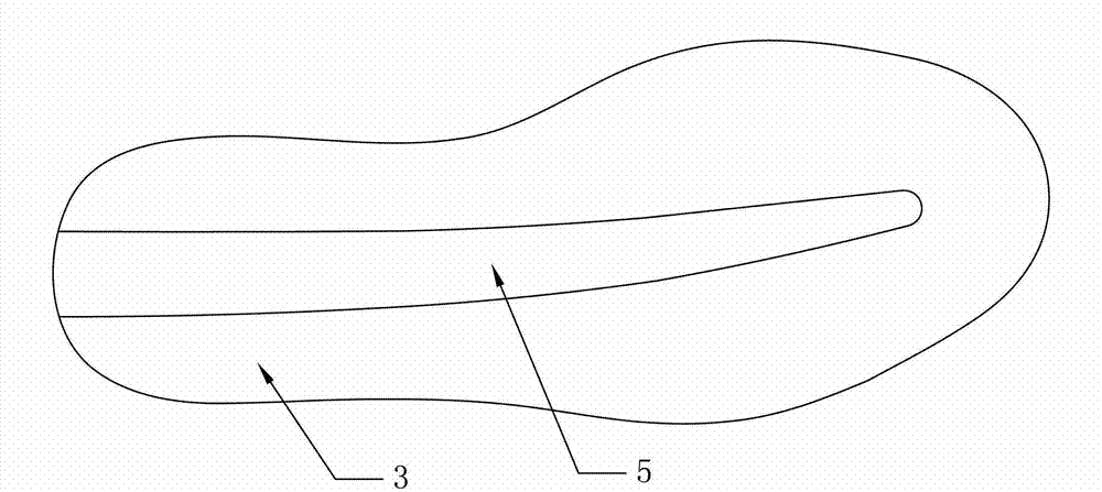 Sole with replaceable damping piece