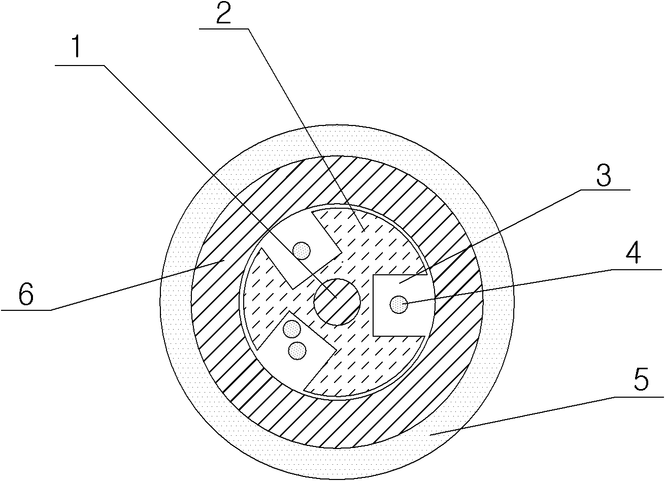 Additional attenuation type optical cable for sensing