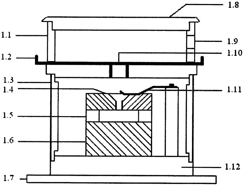 Millikan oil-drop experimental apparatus