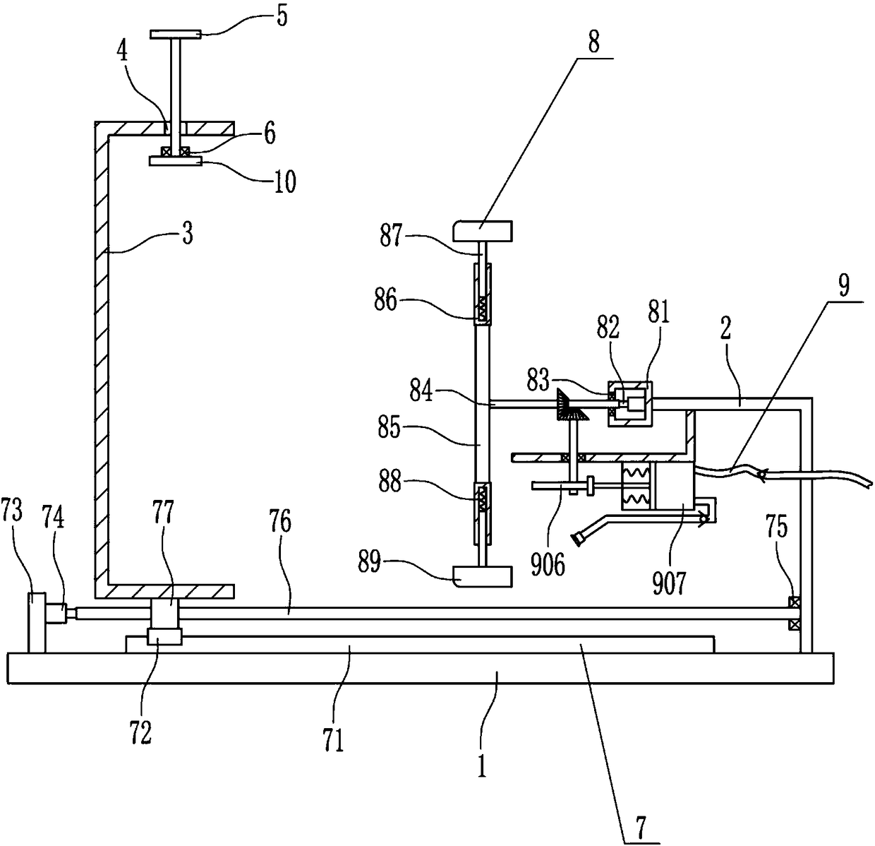 Adhesive removal equipment for adhesive tank for adhesive dispensing of LED lamps