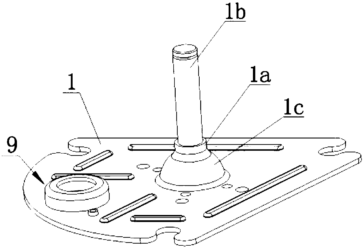 Speed reduction and motor installation supporting device of speed reduction motor