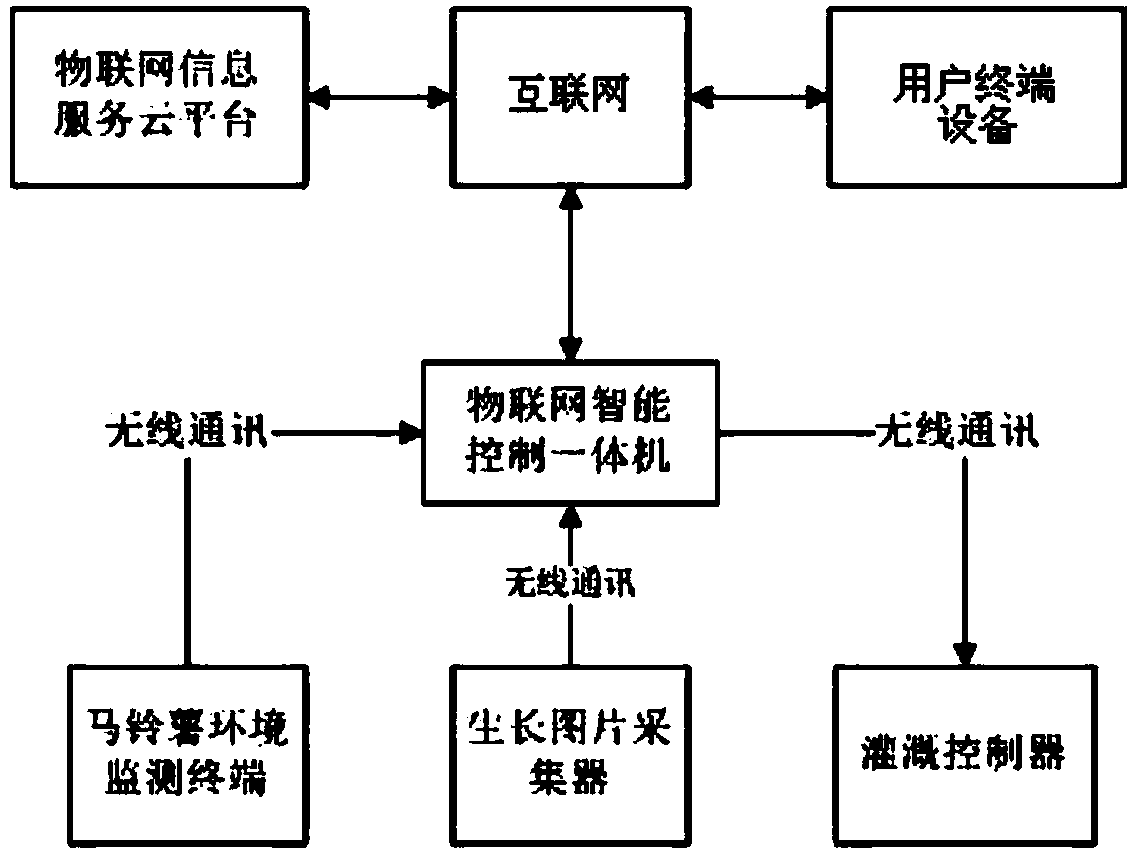 Potato planting Internet-of-things monitoring, control and information service cloud platform integrated system