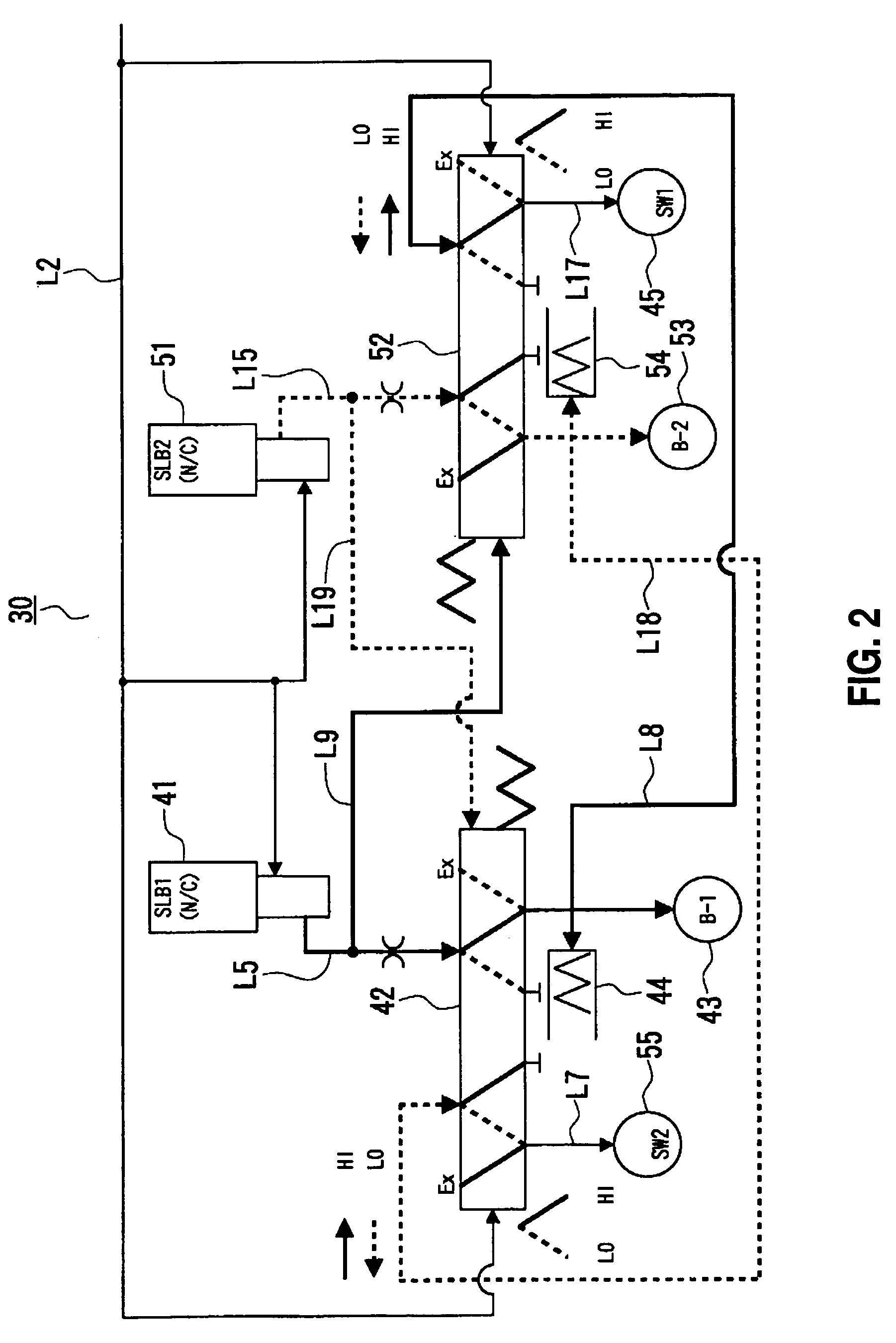 Failsafe hydraulic circuit