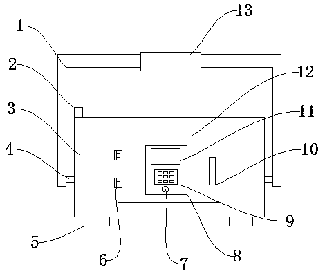 Medicine refrigeration device for endocrinology department