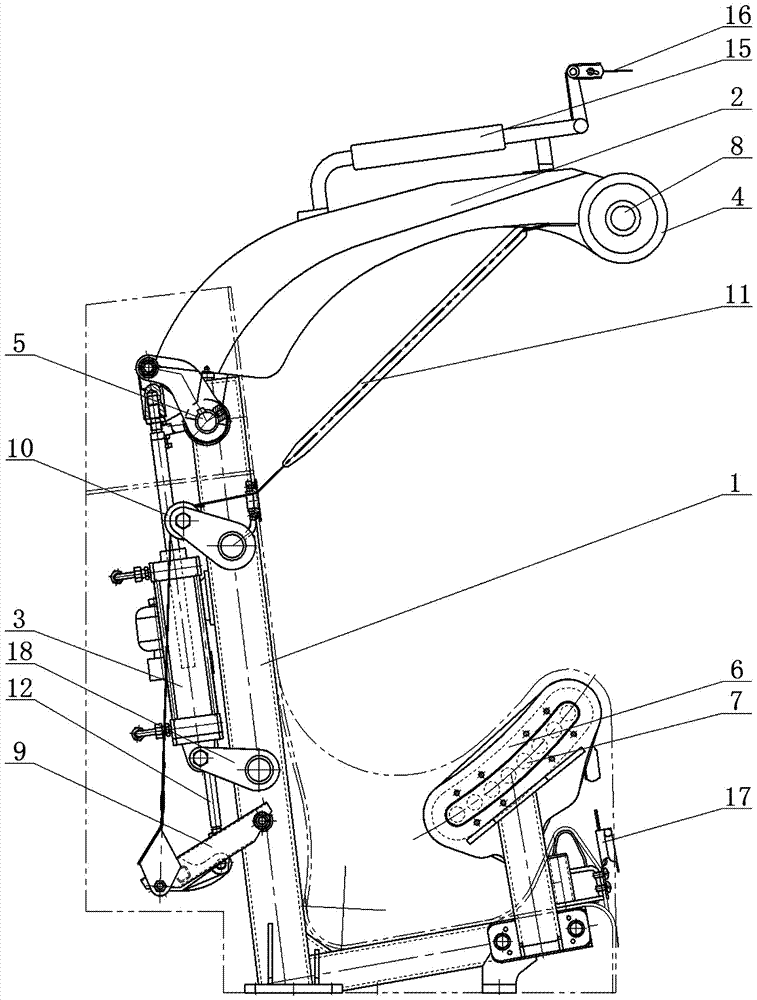 Triple-protection safety seat with telescopic straps