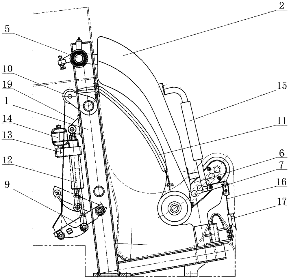 Triple-protection safety seat with telescopic straps