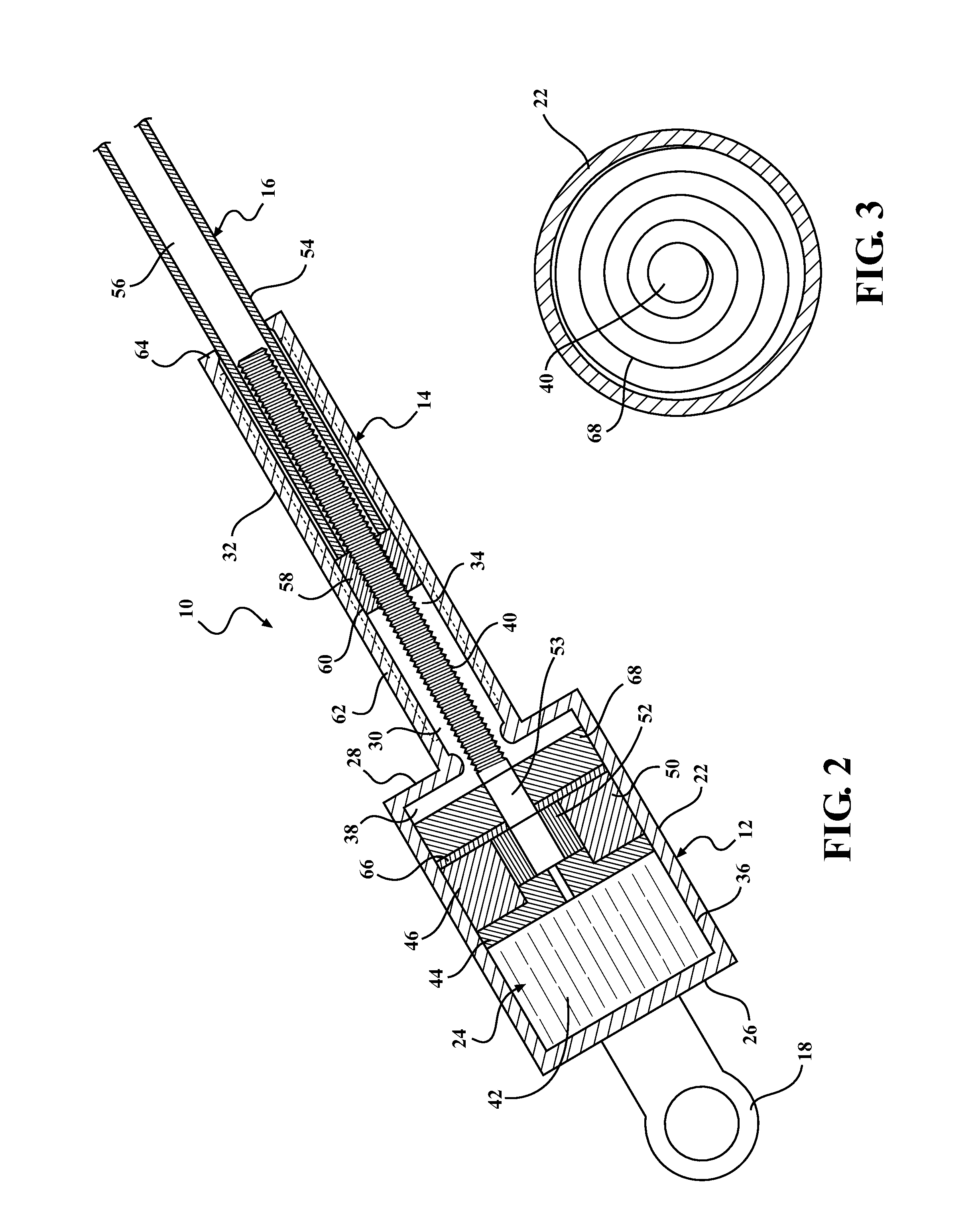 Electromechanical strut with integrated flex coupling and slip device and clutch/coupling assembly therefor