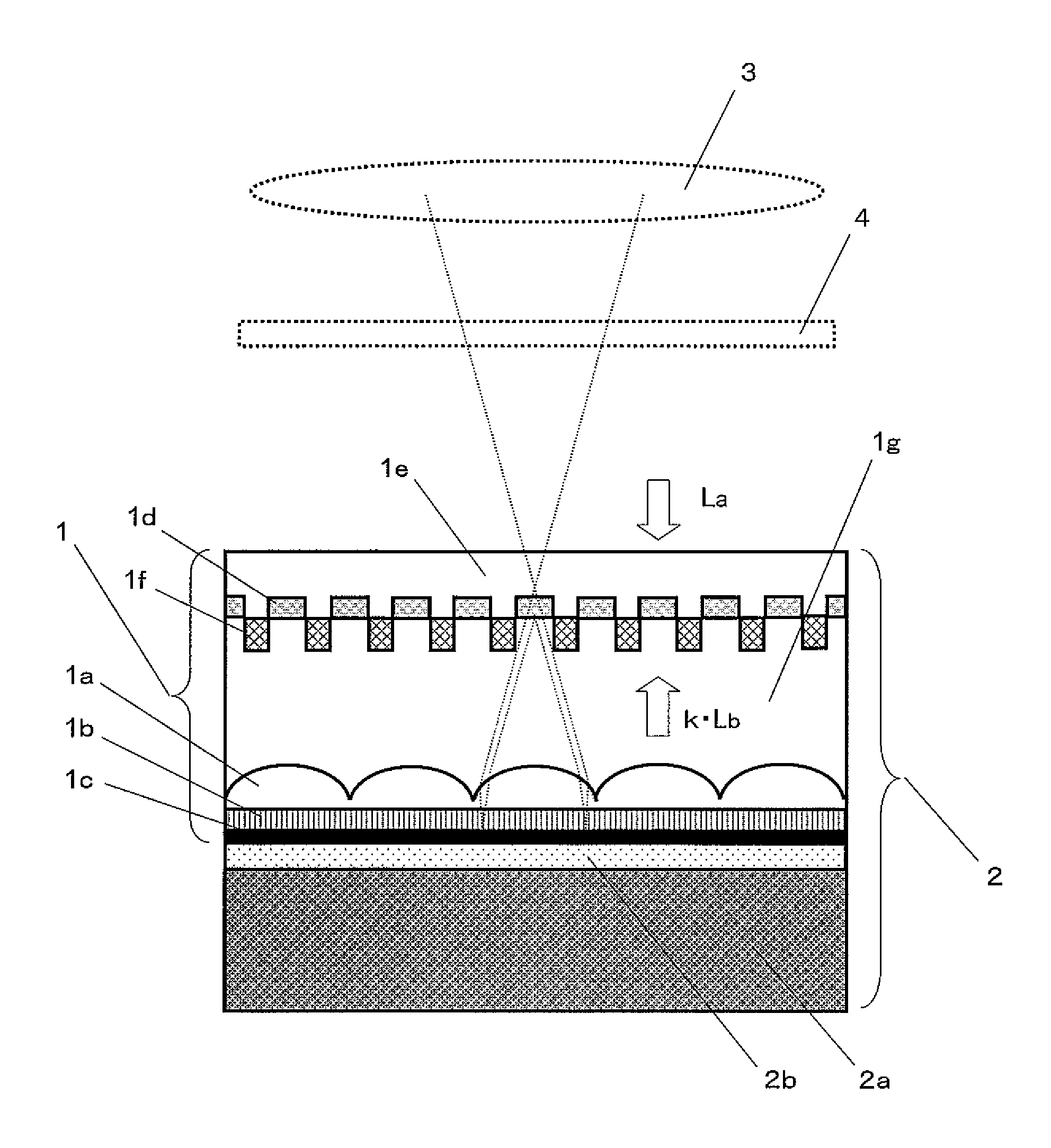 Light field image capture device and image sensor