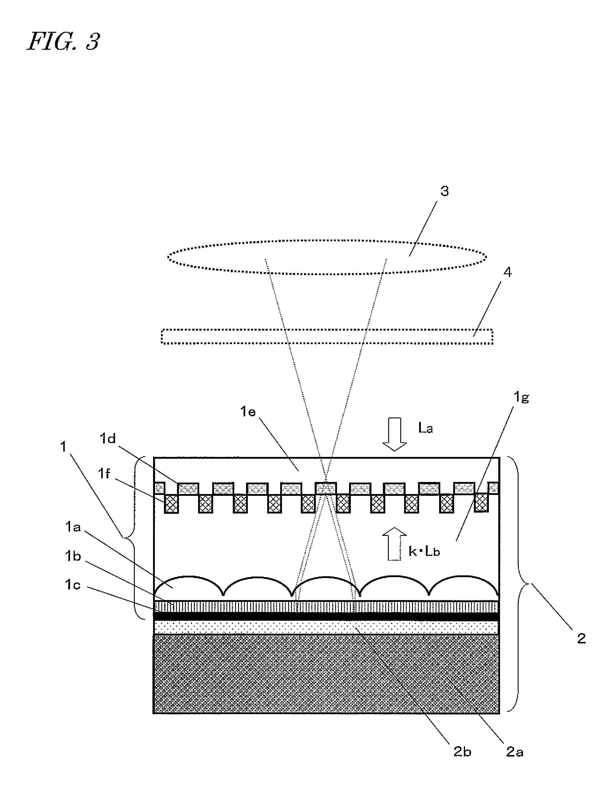 Light field image capture device and image sensor