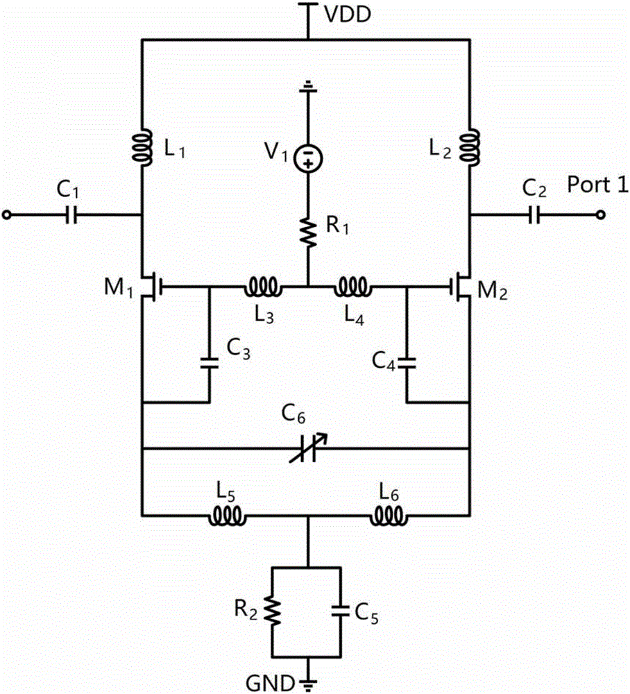 Terahertz frequency synthesizer realized by adopting CMOS process