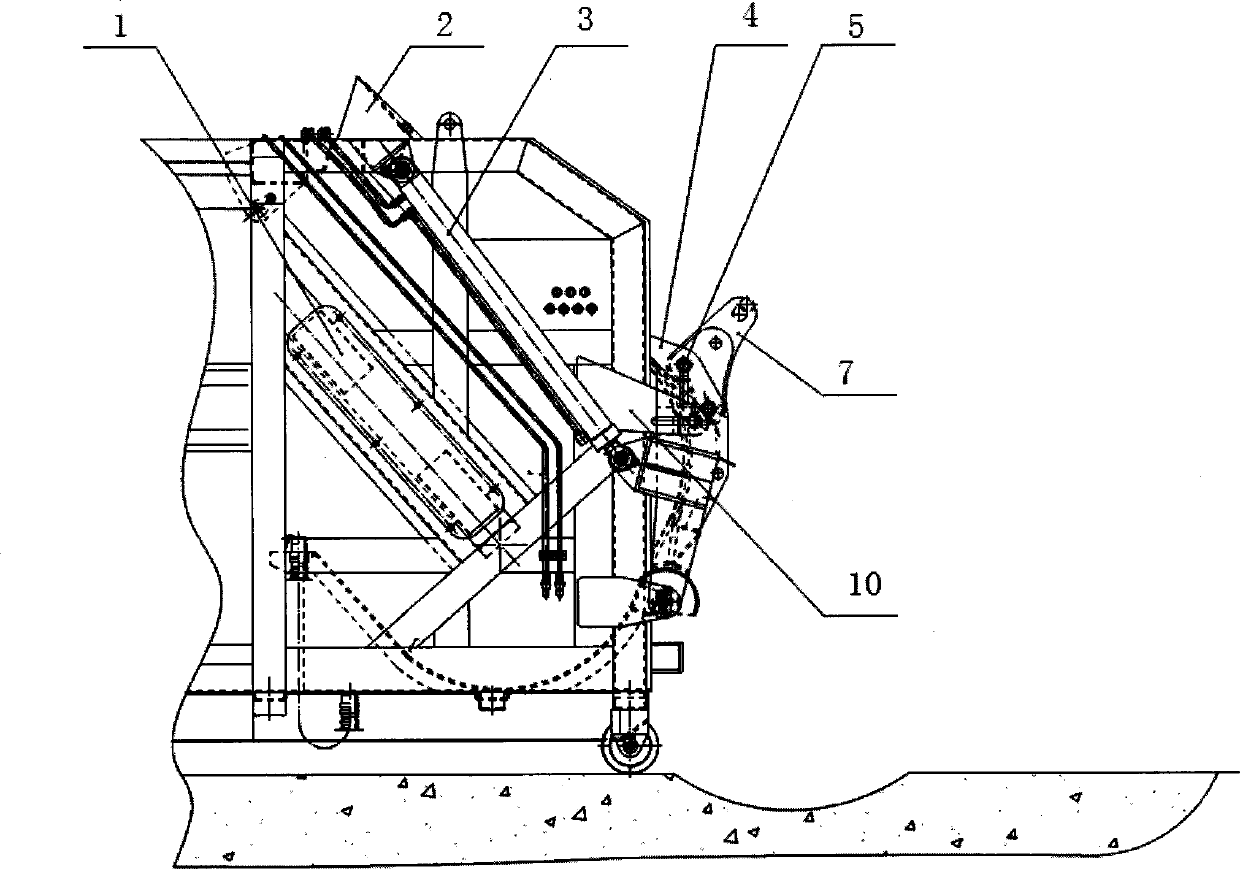 Loading and hoisting integrated compression box