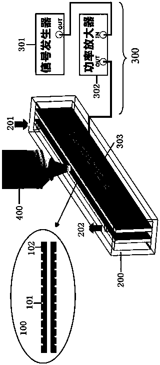 A particle manipulation system and method based on a slit phononic crystal