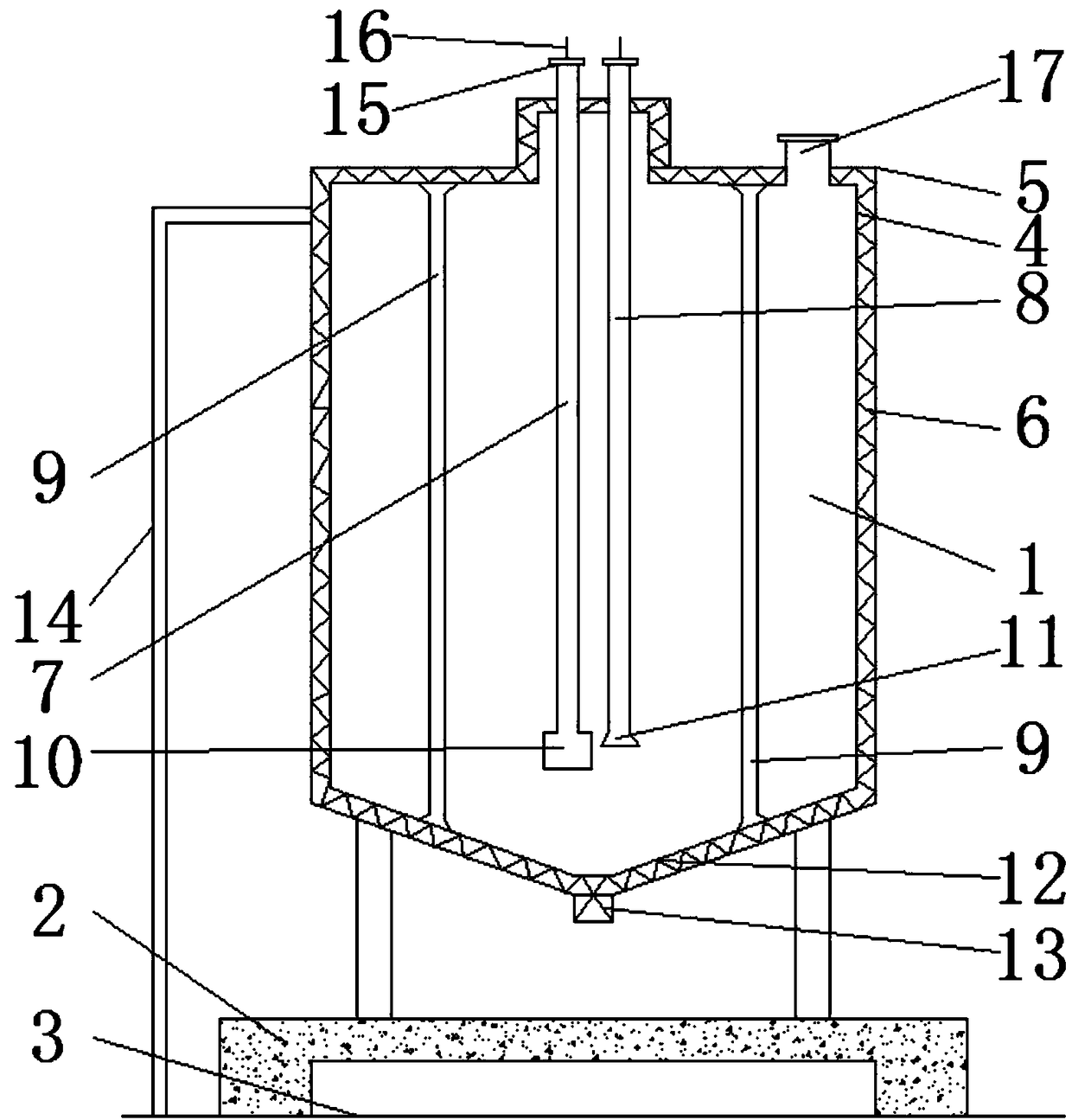 Release agent storage tank