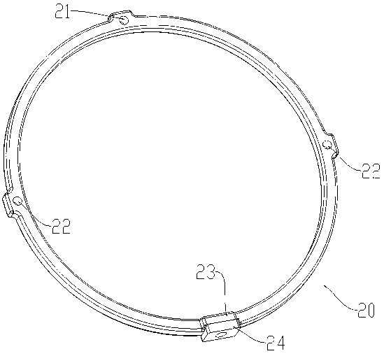 Tool with adjustable fruit net frame angle for picking fruit tree fruits