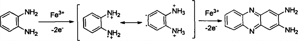 Method for removing o-phenylenediamine (OPD) in wastewater