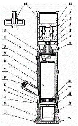 Water smoking pipe type electronic cigarette