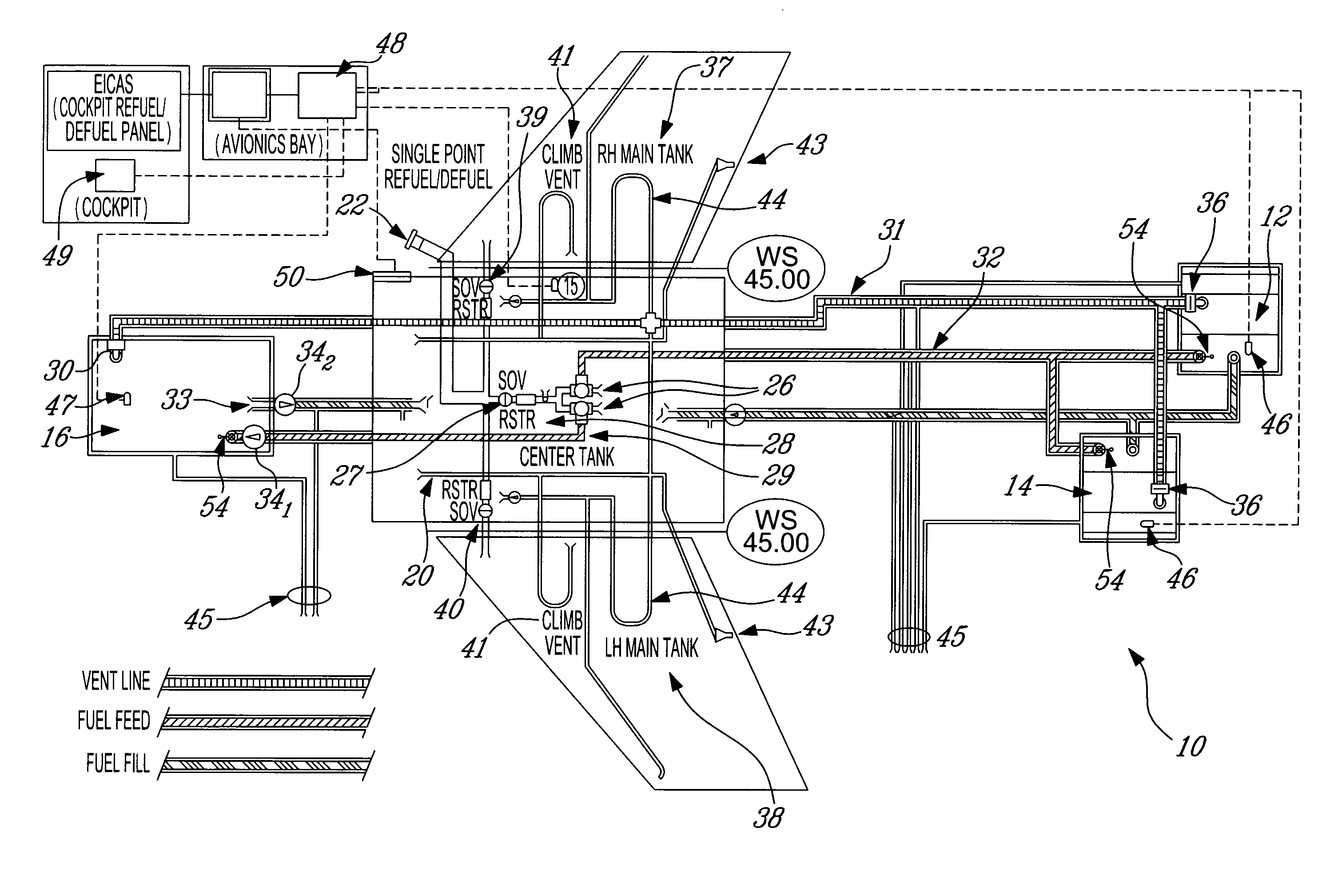 Auxiliary fuel tank system