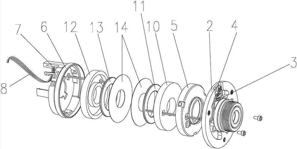 Hub motor with torque sensing function and electric bicycle adopting motor