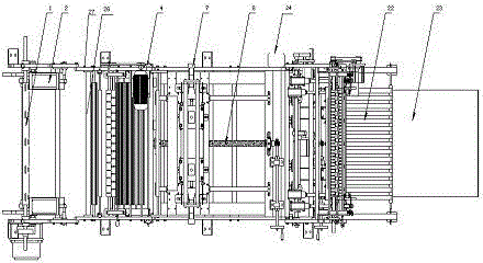 High-speed thick package film bag making machine