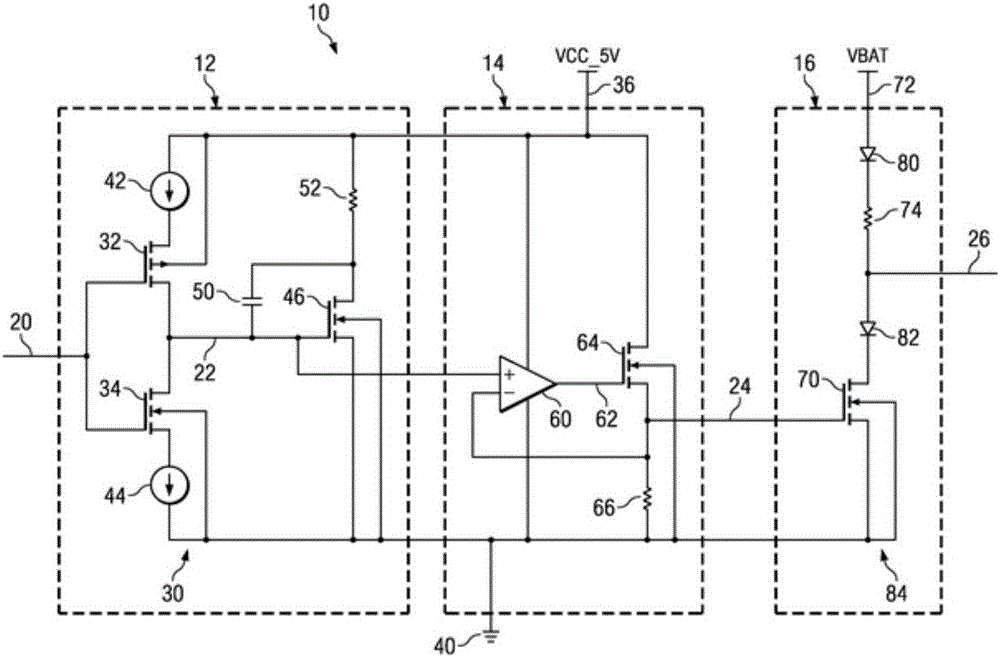 An anti-emi LIN bus signal driver