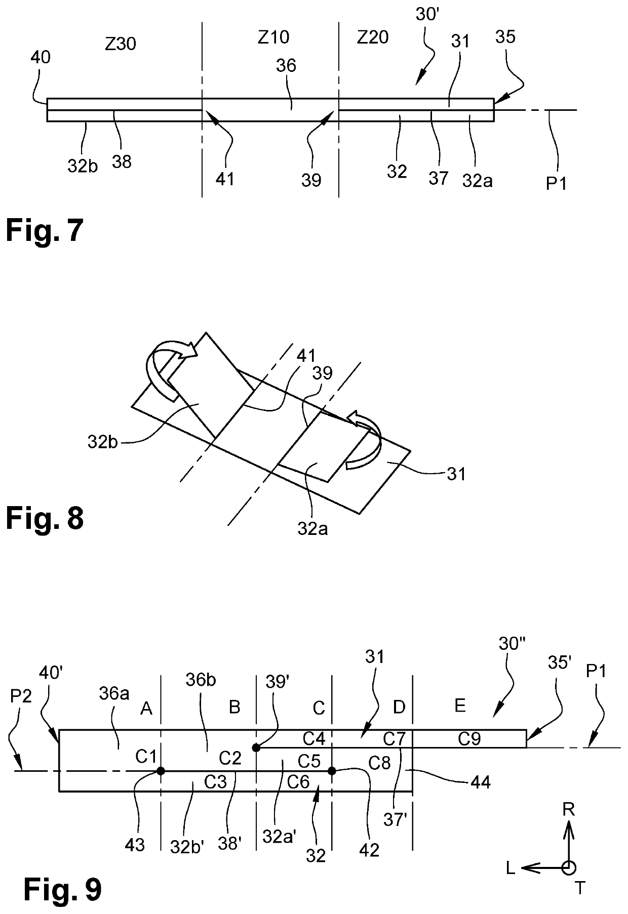 Preform with one-piece woven fibrous reinforcement for inter-blade platform