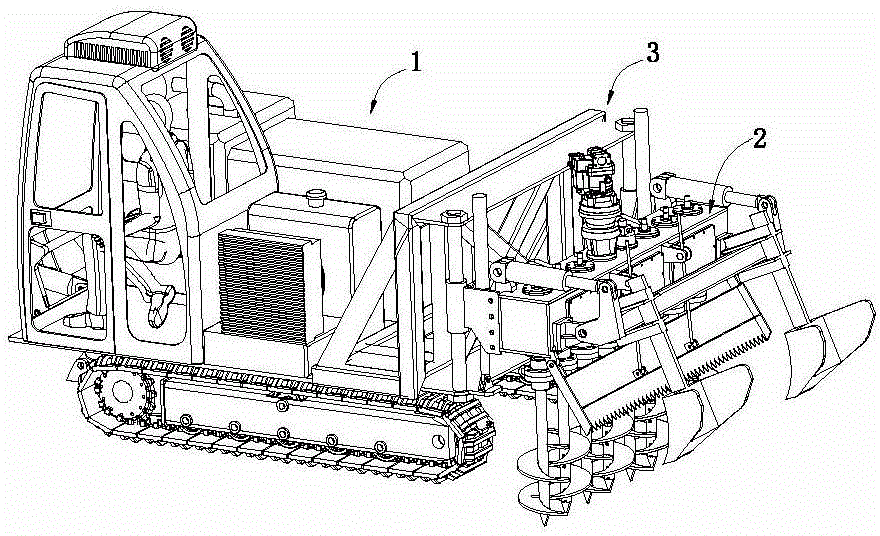 Ridge crusher for subsoiling and ridge crushing machine