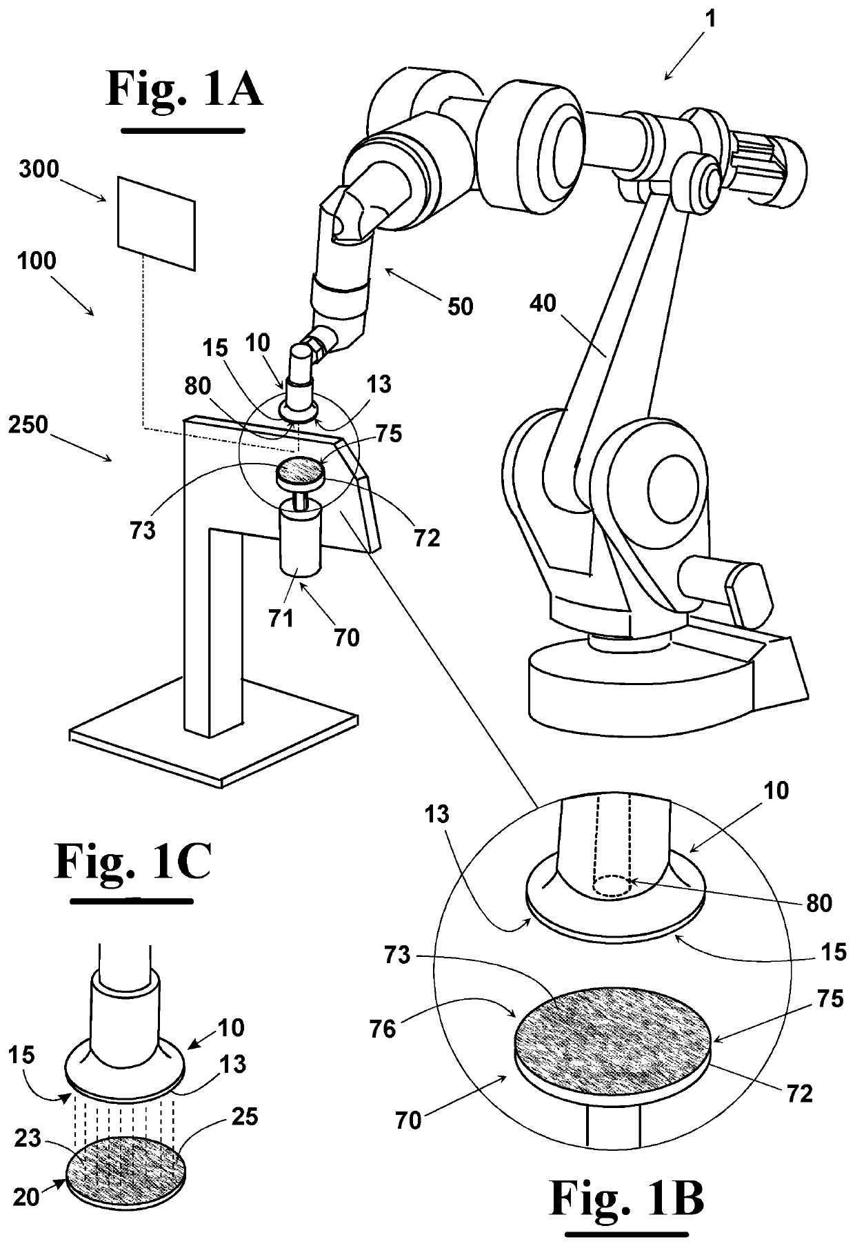 Apparatus for verifying the presence, or the absence, of an abrasive element in a machine for working surfaces