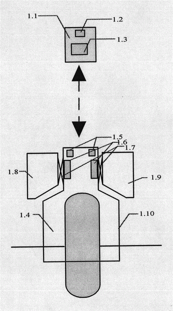 Telescopic type electric balance single-wheel vehicle