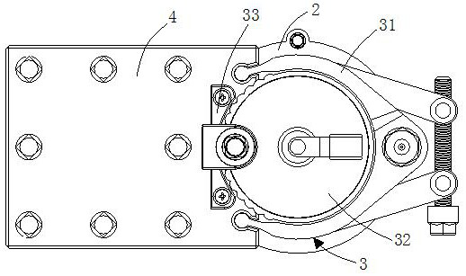 Portable tool rest replacement assembly for numerical control machine tool