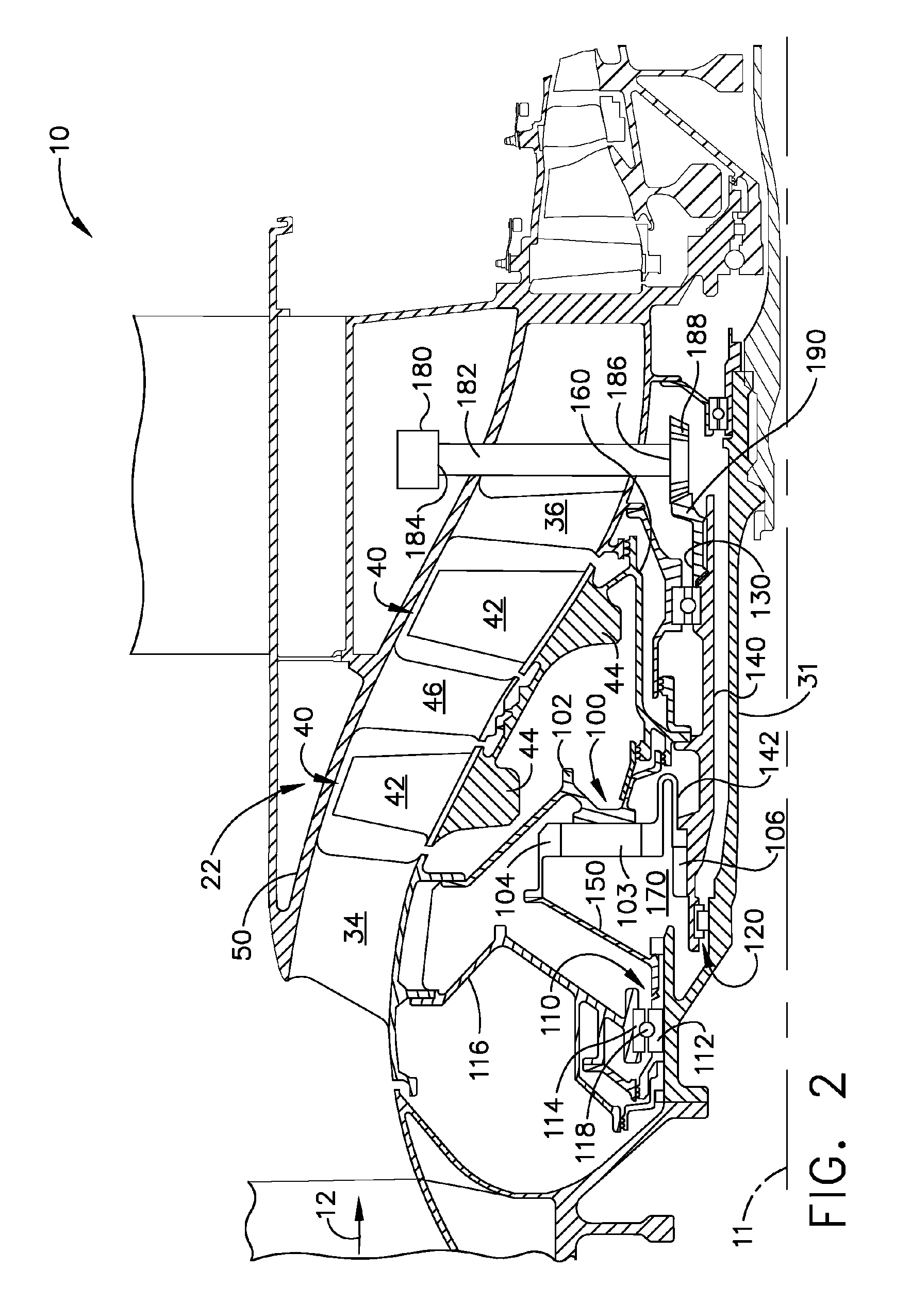 Gas turbine engine assembly and methods of assembling same