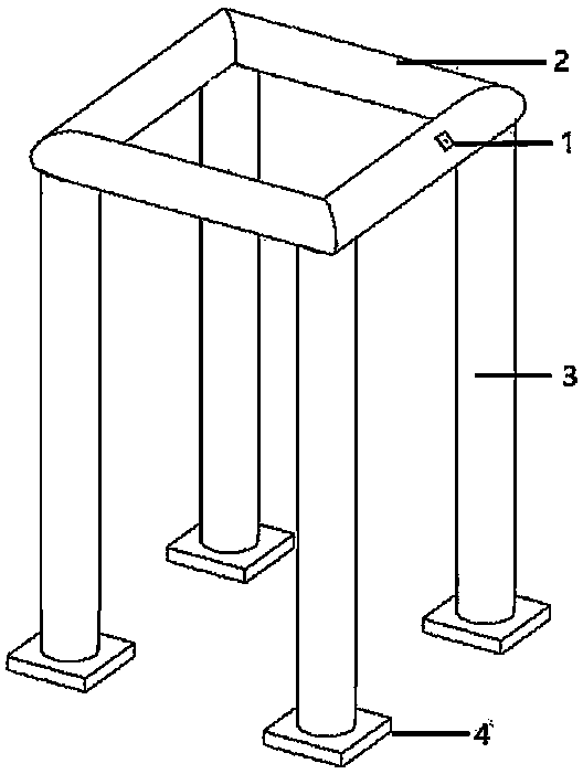 Shape memory alloy fire hydrant protection fence