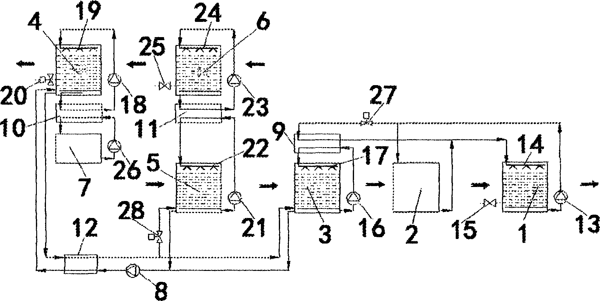 Air conditioning unit combining dehumidification with evaporative cooling and air handling method thereof