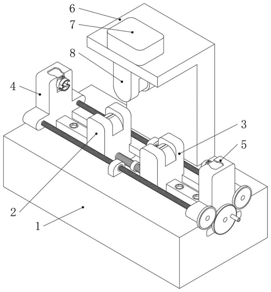 Stainless steel pipe bending resistance testing device