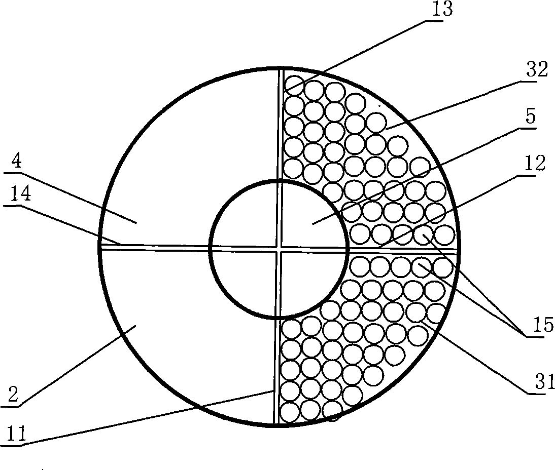 Biological filler shimmying-bed