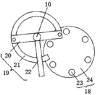 Oil drilling and exploitation well cementation slurry mixing device