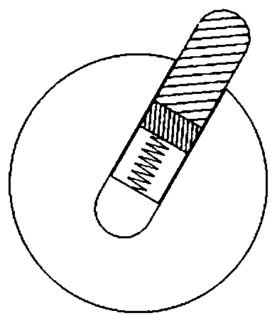 Water jet propulsion device of triangle rotor