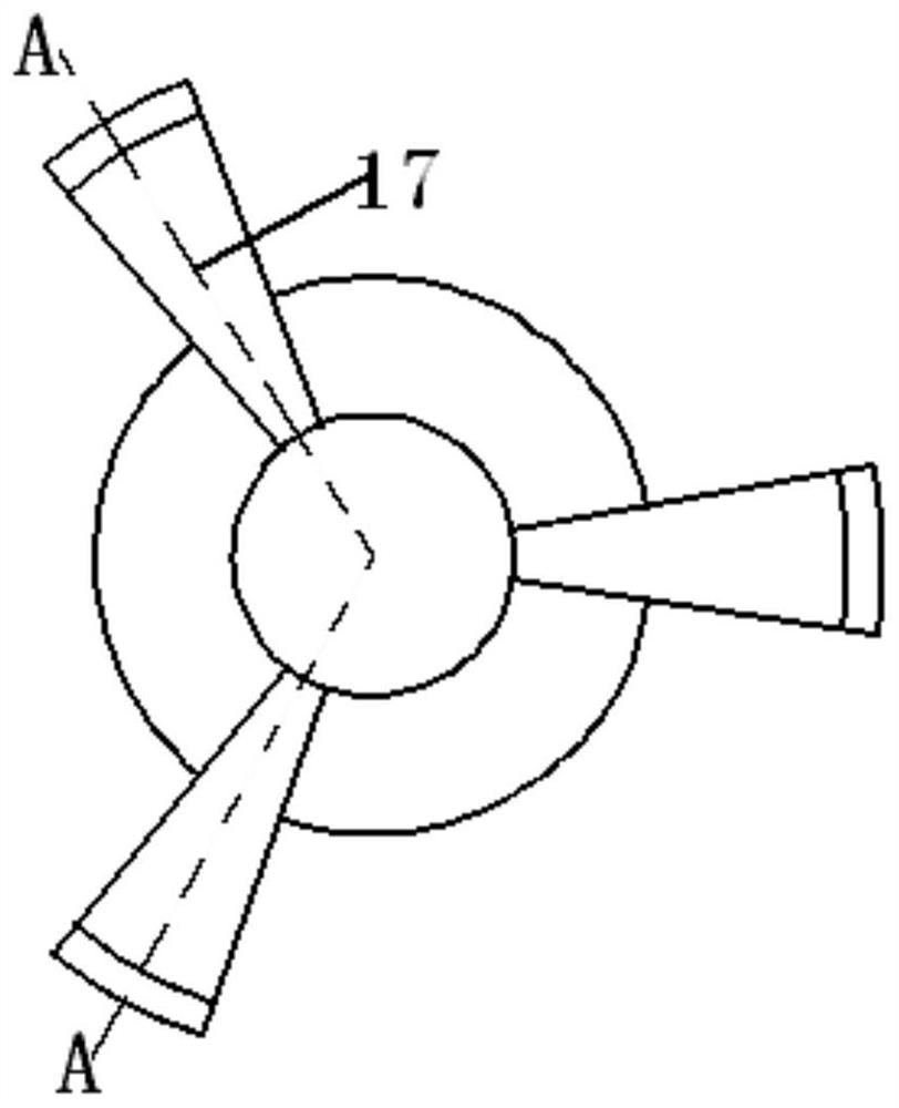 A device for measuring inner hole eccentricity