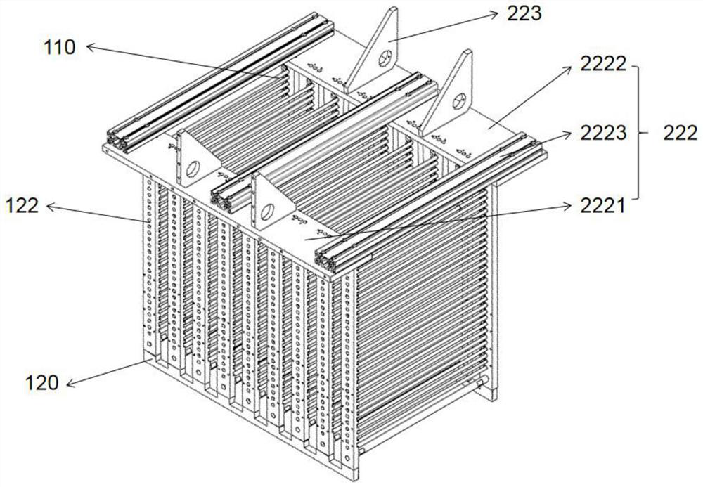 Temporary storage device for materials