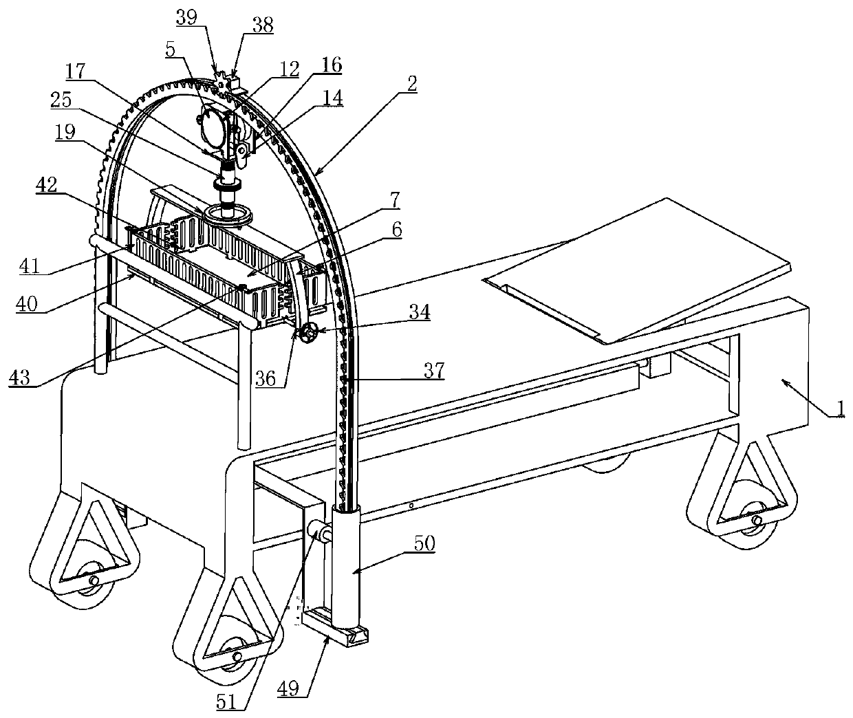 Breast feeding auxiliary device for nursing in obstetrics and gynecology department