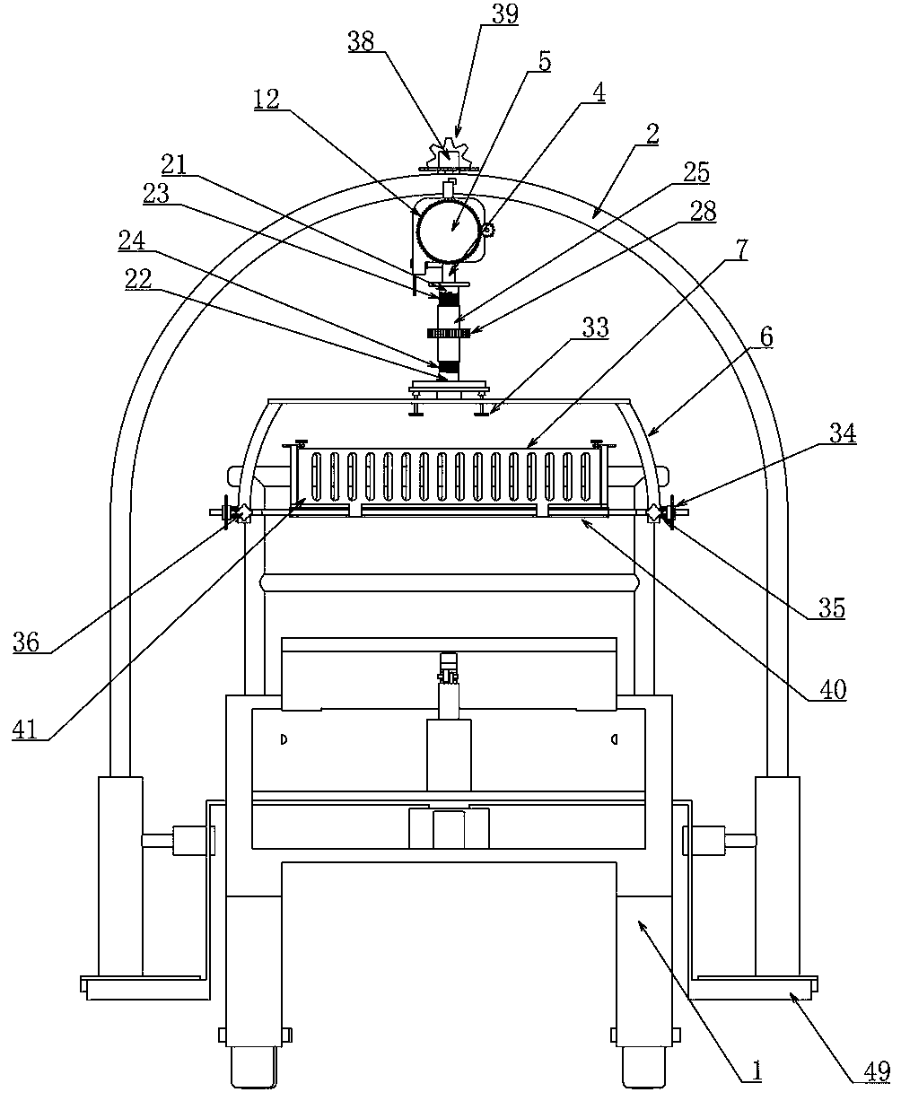 Breast feeding auxiliary device for nursing in obstetrics and gynecology department