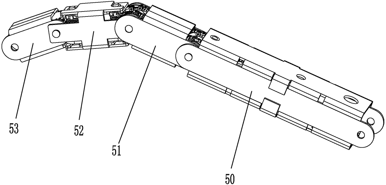 Transmission structure of bionic manipulator finger and bionic manipulator