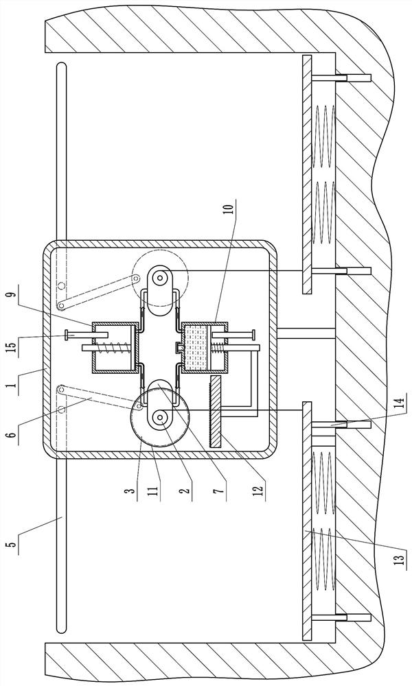 A device for limiting the number of people in a closed place