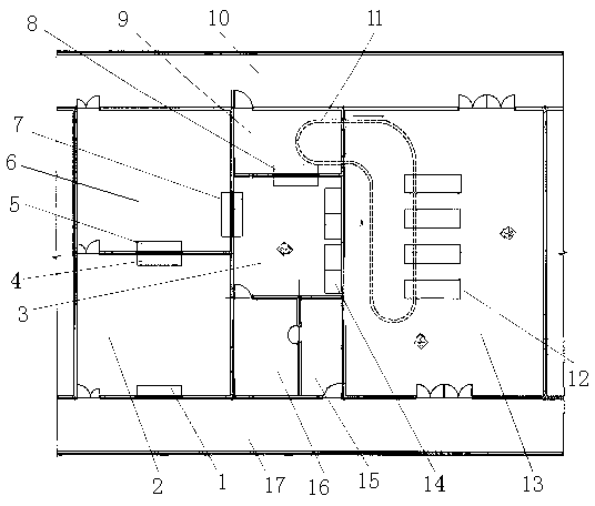 Combined application method of infusion conveying track, intravenous drug configuration and voice calling