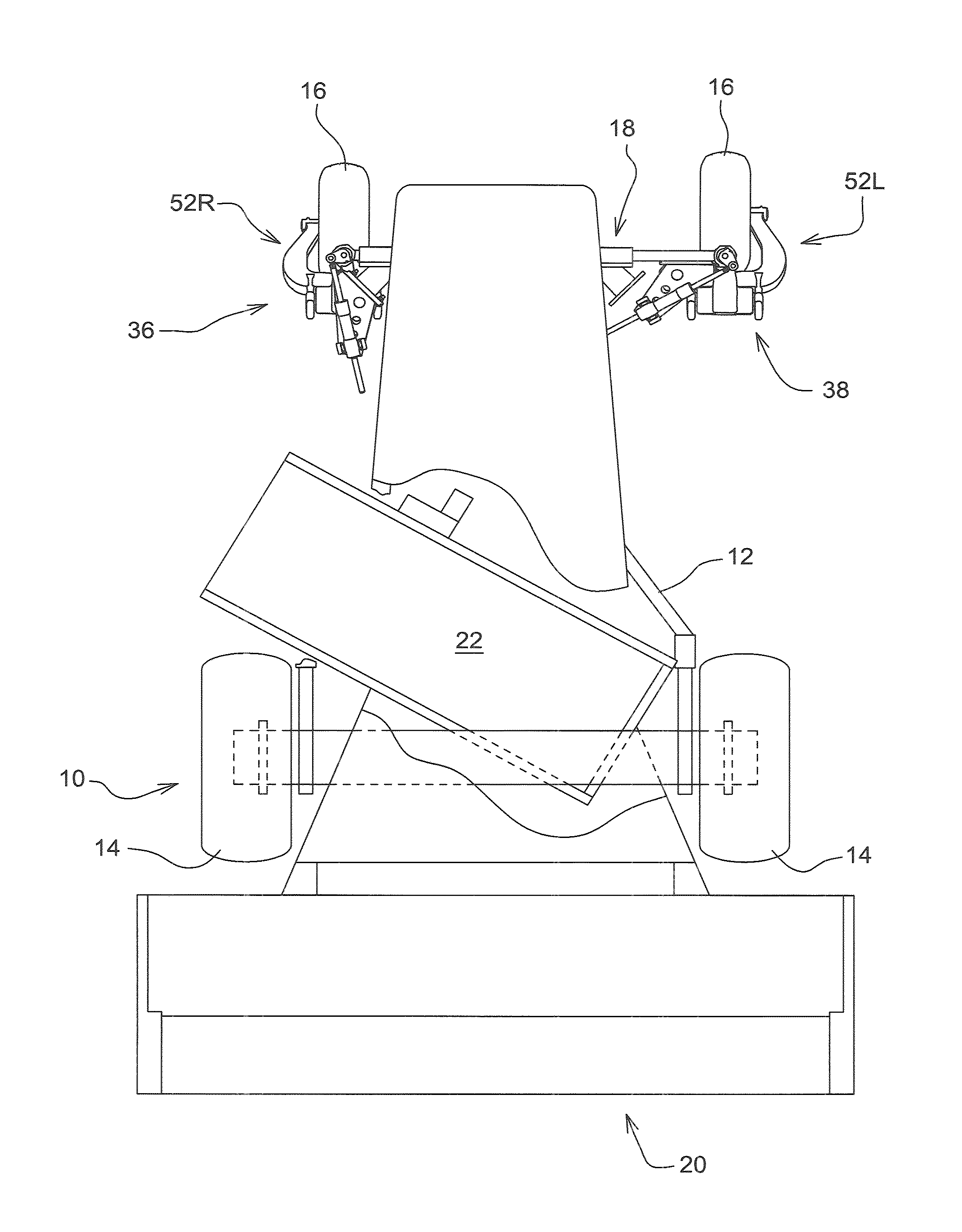 Steering cylinder mounting arrangement used with a length-adjustable axle