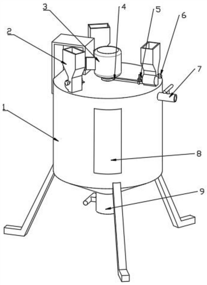 Textile dye mixing device