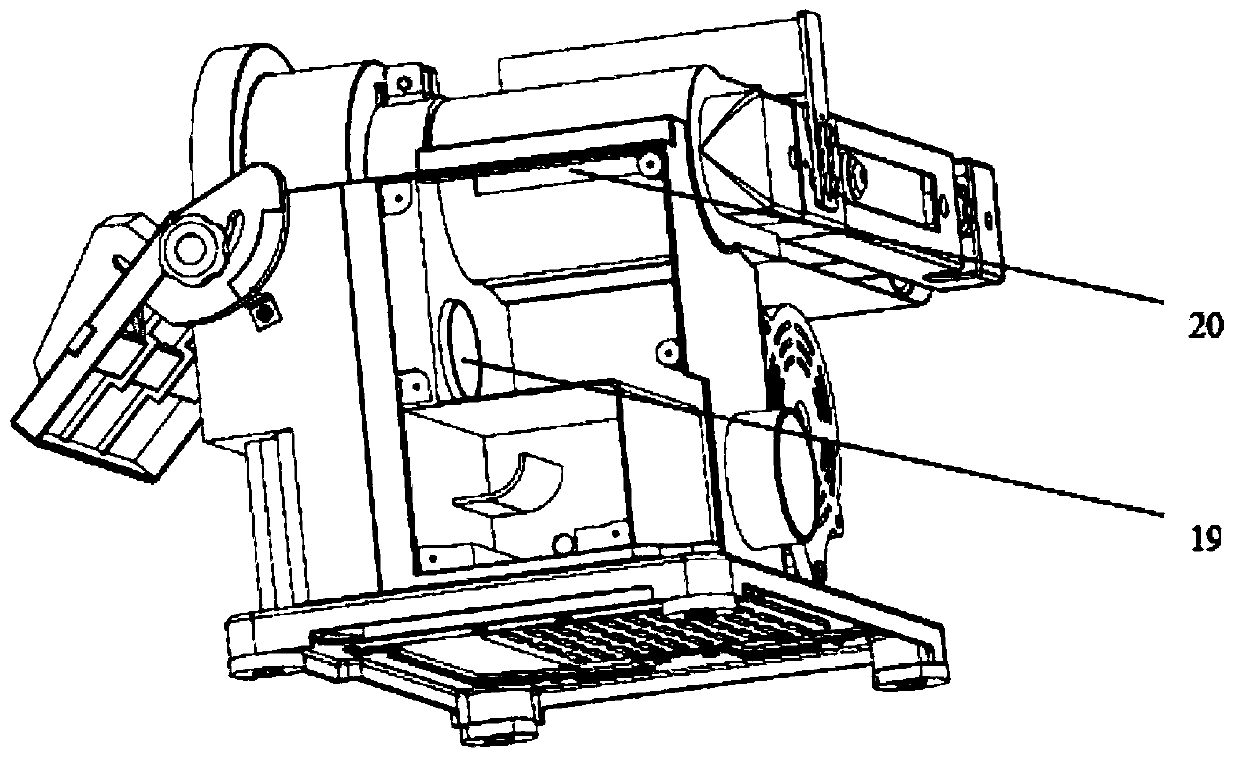 Sanding belt-sanding disc machine