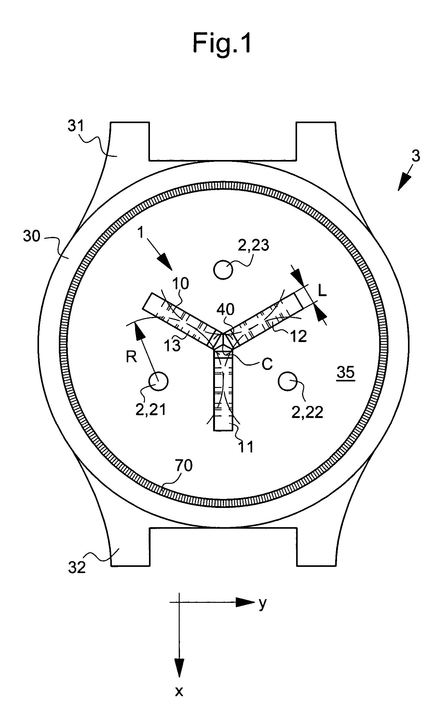 Portable instrument for measuring a physiological quantity, including a device for illuminating the surface of an organic tissue