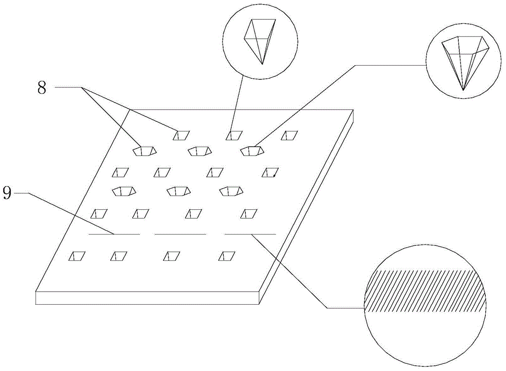 A pre-coating film for packaging with flashing effect imitating metal surface and its production method